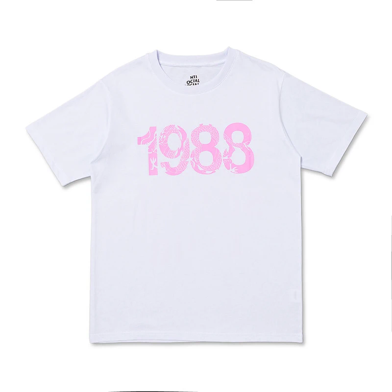 Kanye West 1988 футболки в стиле хип-хоп с принтом дракона мужские повседневные