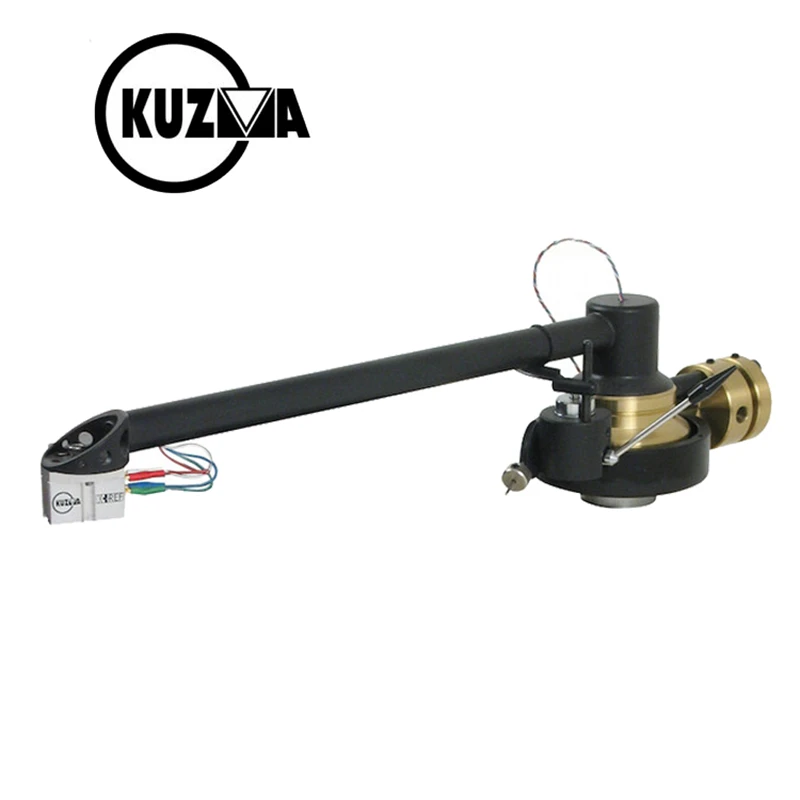 

Kuzma Stogi S Single Point Arm 9'' / 12'' Vinyl Record Player Tonearm 23° / 17.8° Offset Angle Straight Arm Copper Wire