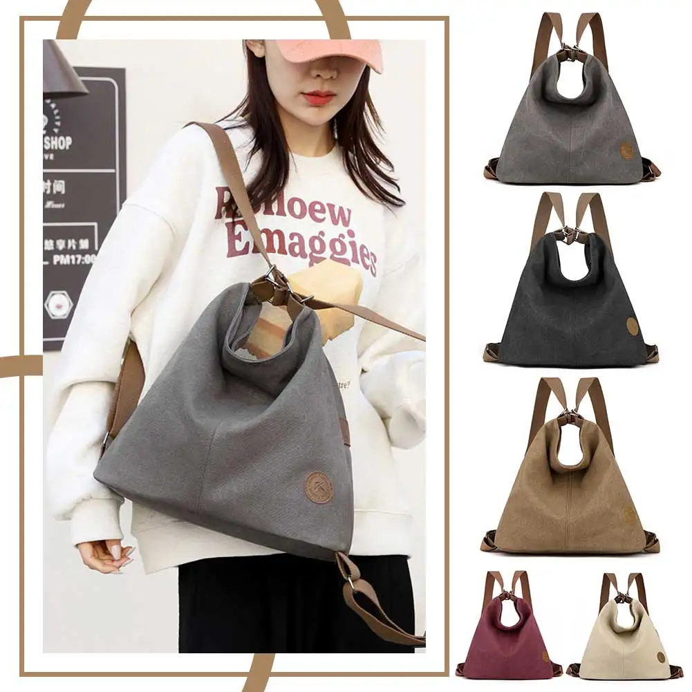 Женский рюкзак-трансформер с карманом на молнии простая сумка-тоут