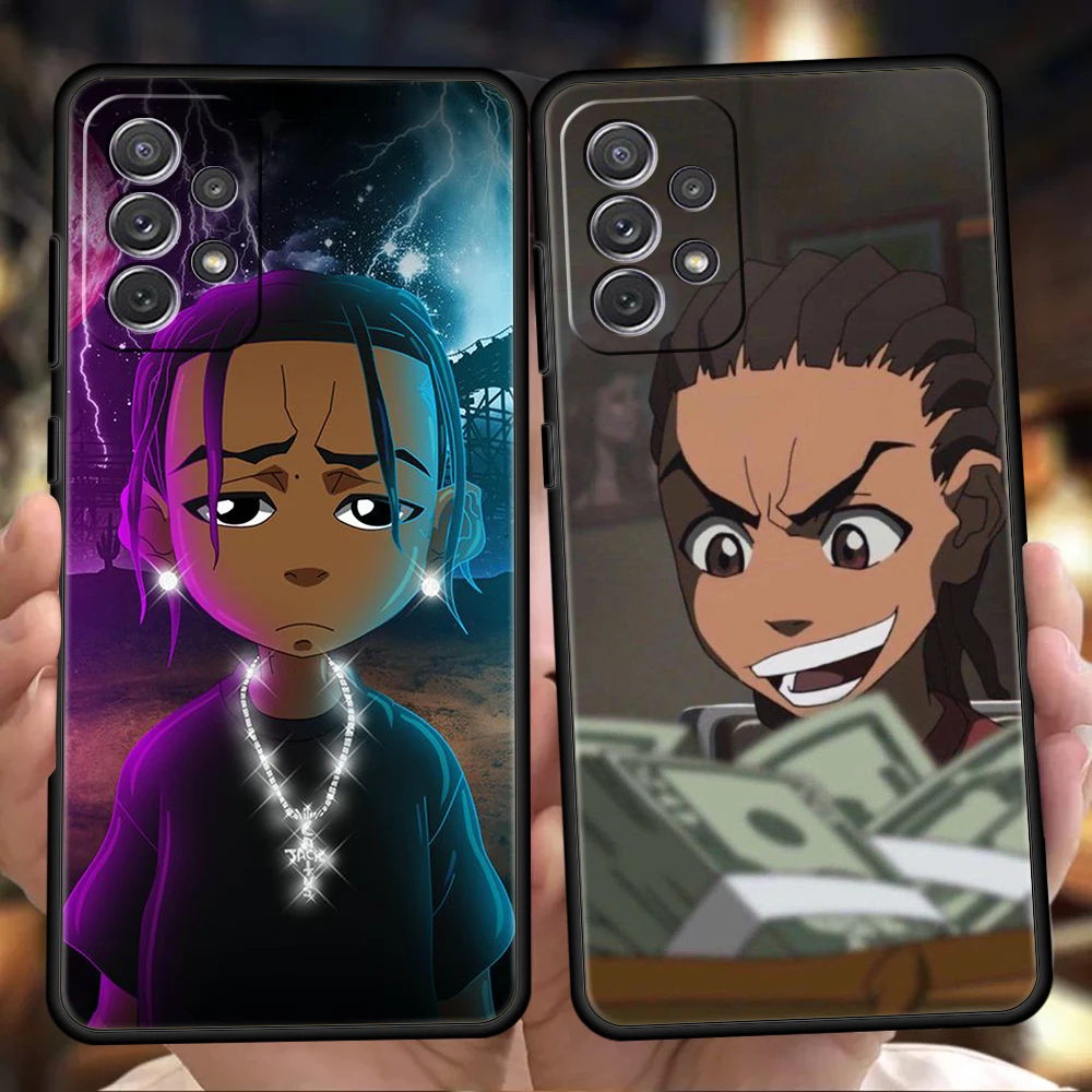 

The Boondocks Phone Case Cover For Samsung A14 A13 A22 A32 A52 A72 A51 A71 A21S A31 A41 5G Silicone Shockproof Shell Fundas Bag