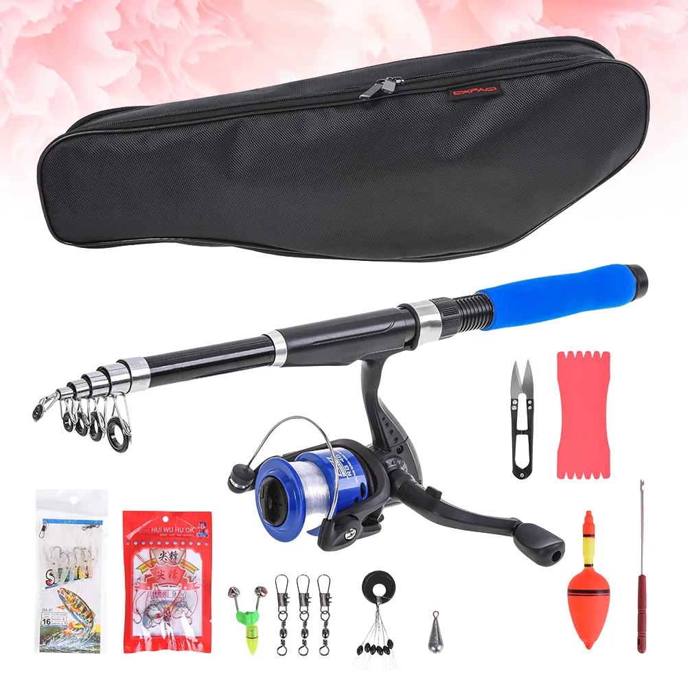 

1 Set Portable Fishing Rod Kit Convenient Fishing Pole Set Fishing Accessories Fishing Supplies for Outdoor Outside