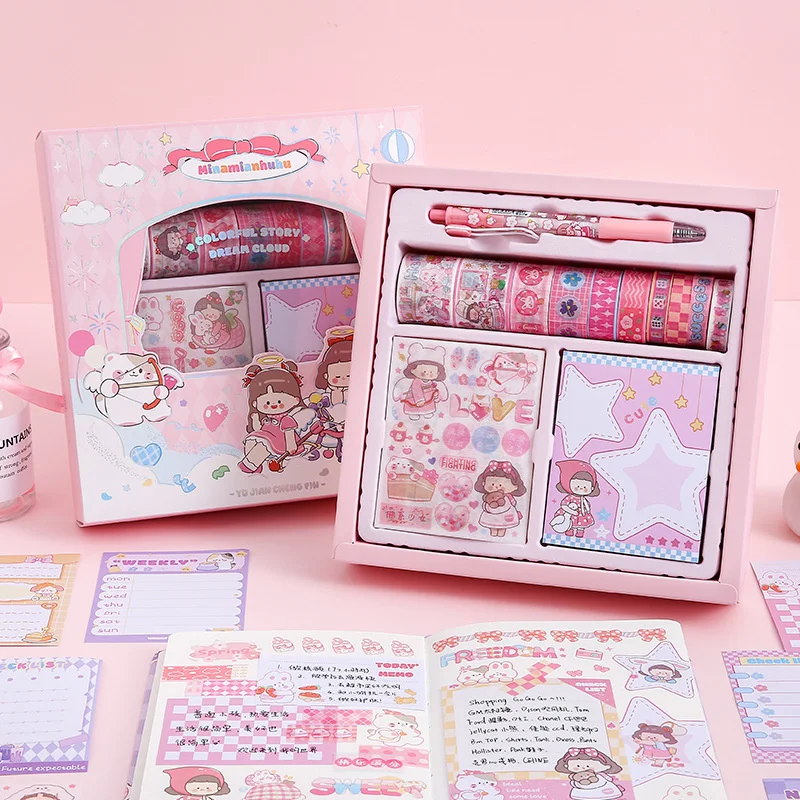 

Washi Tape Simple Fashion Journal Material Sticker DIY Journal Scrapbooking Masking Decorative School Office Supplies New