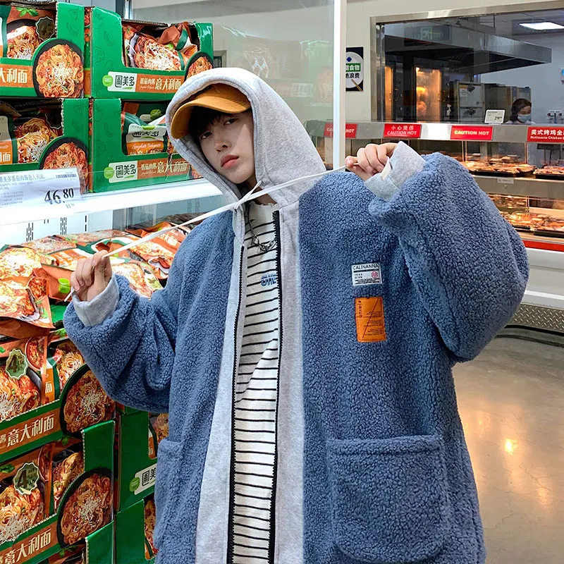 

Winter Cotton Jacket for Men Fashion Warm Male Parkas Men's Cotton Coat Oversize Men Clothing 2022