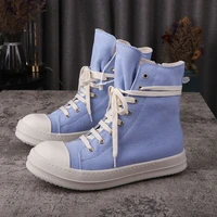 high street canvas shoes rick mens sneakers blue lace up shoes mens casual shoes owens womens sneakers male sneakers