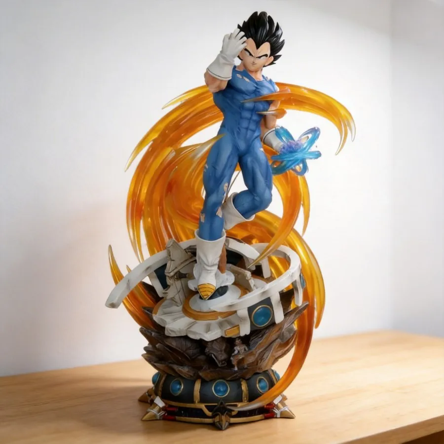 Фото Фигурка Вегеты (Супер Сайян) из Dragon Ball, 43 см, аниме-модель, коллекционная статуэтка, подарок для фанатов №1