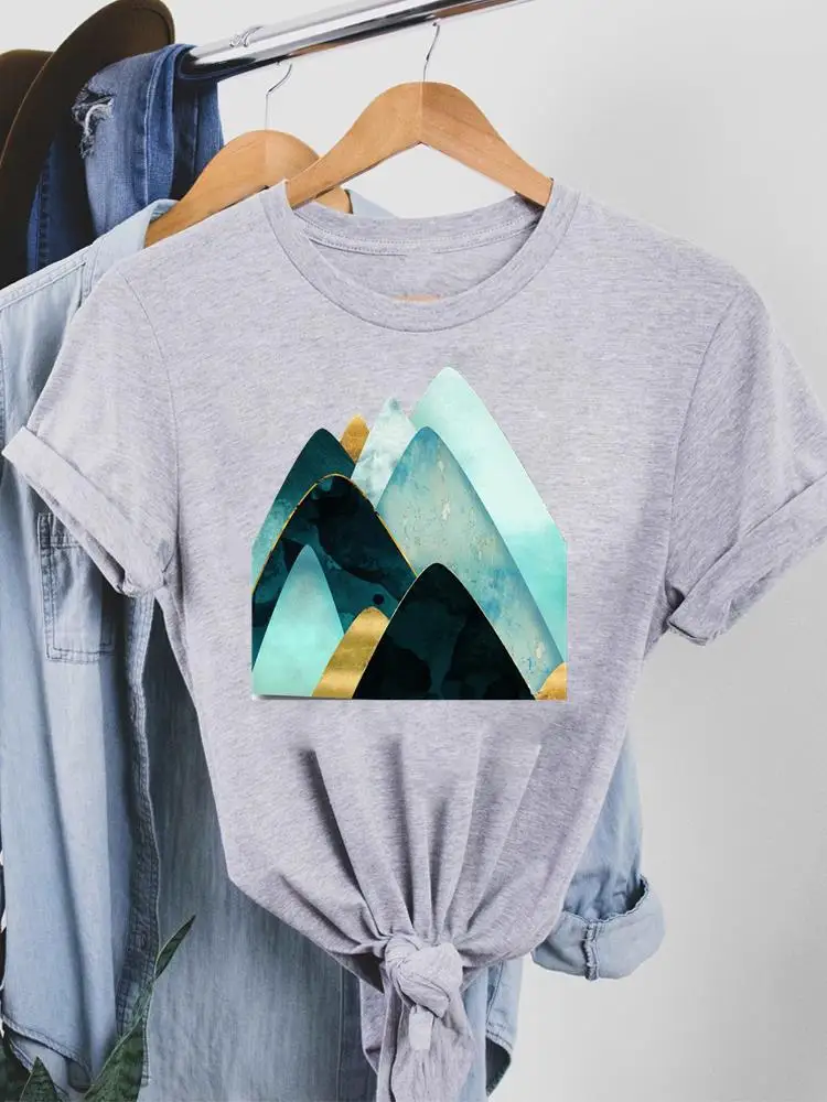 

Футболка женская летняя с принтом, милая стильная тенниска с графическим принтом в стиле 90-х, модная повседневная майка с коротким рукавом