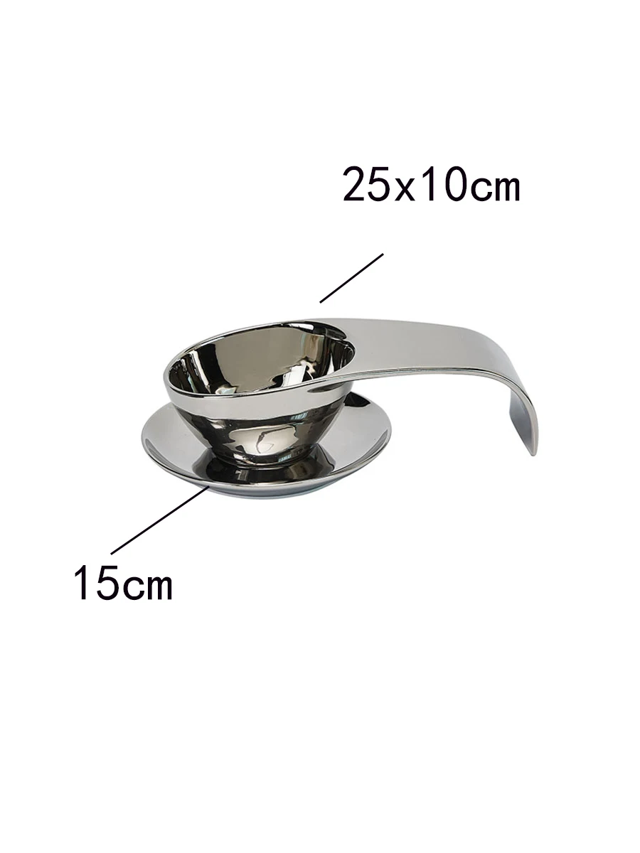 В скандинавском стиле роскошный стильный выставочный зал набор тарелок для еды в