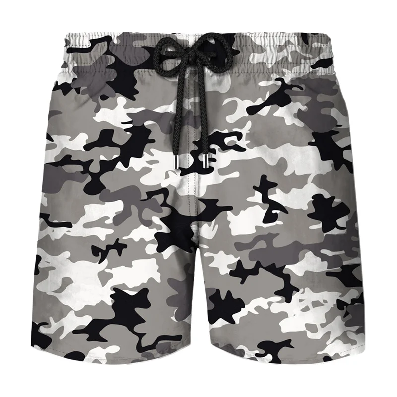 

2023 Russian Camouflage Board Shorts Men 3D Printed Military Fans Tactics Shorts Pants ARMY-VETERAN Swim Trunks Cool Ice Shorts