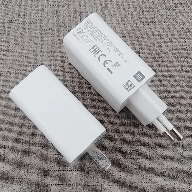 Адаптер питания для Xiaomi зарядное устройство 18 Вт с USB Type-C быстрой зарядки ЕС/США