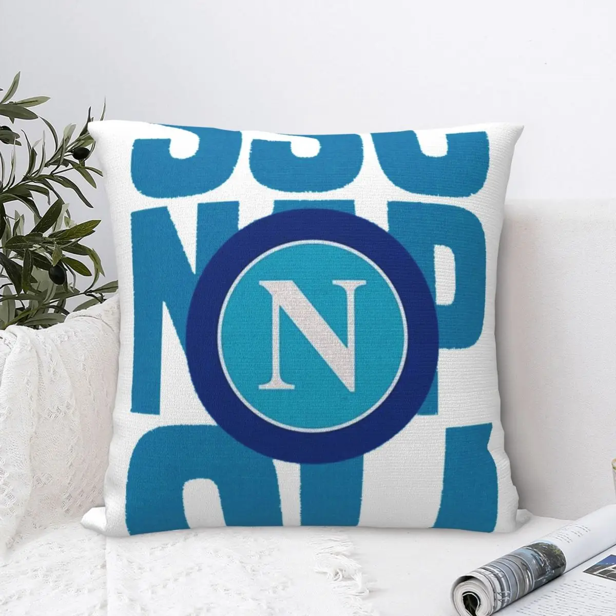 

Fun Artssc Napoli Square Pillowcase Cushion Cover Decorative Pillow Case Polyester Throw Pillow cover For Home Bedroom Car