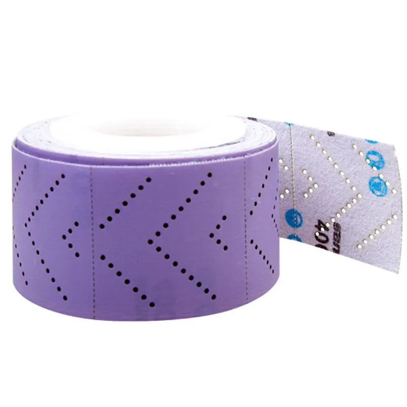 12 м длинный рулон высококачественной ручной наждачной бумаги фиолетовый