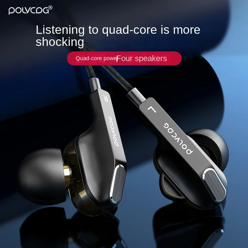 

Проводные наушники-вкладыши с двумя динамиками типа c, 3,5 мм