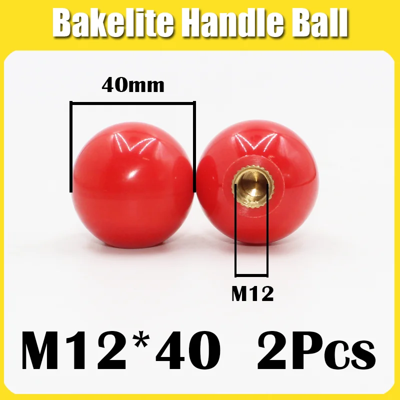 

Черные, красные, круглые ручки для шариков из смолы, ручка рычага из бакелита для мебели или станка, сменный медный сердечник