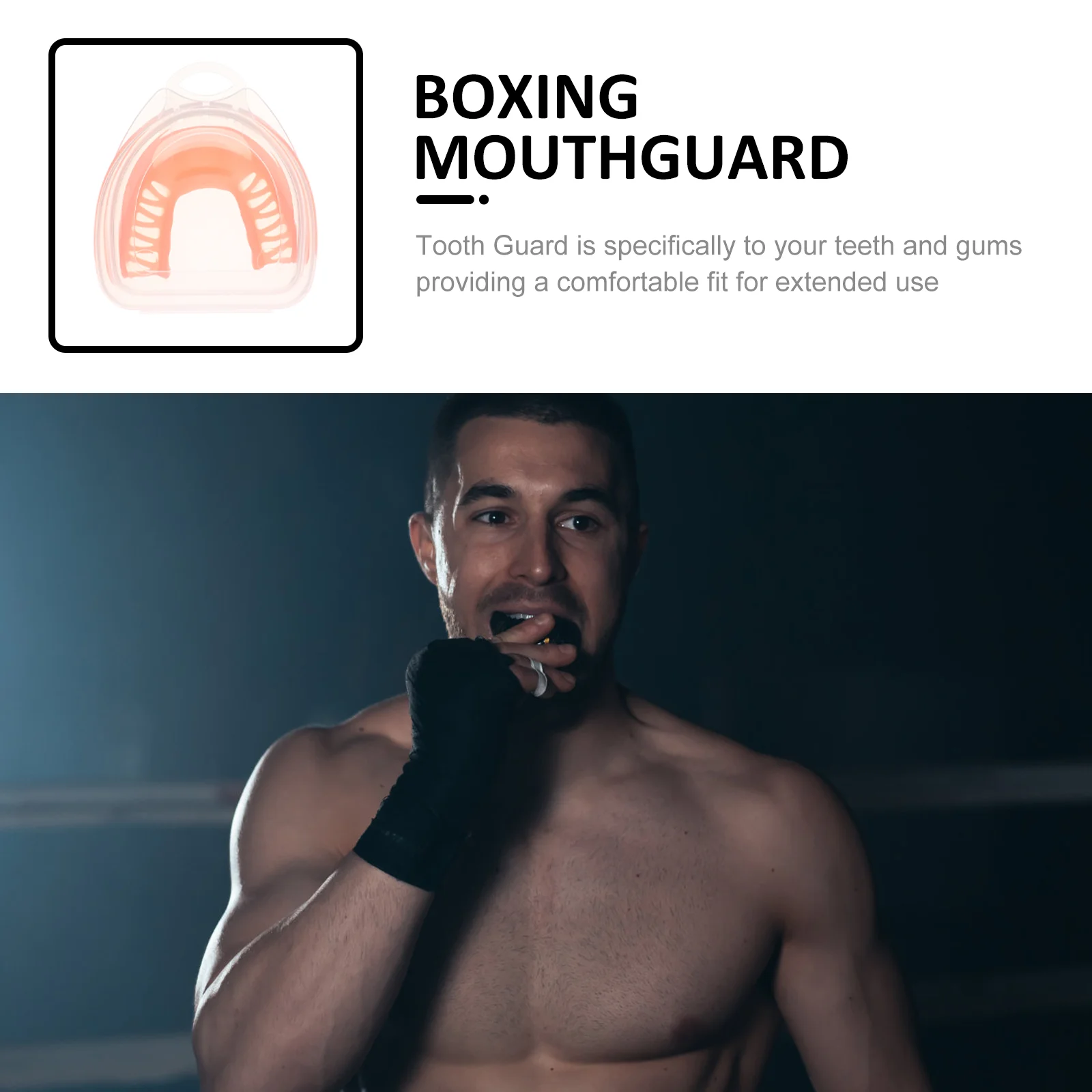 Спортивные подтяжки боксерский чехол для зубов портативная основная каппа