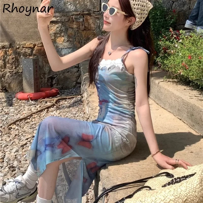 Летние платья женские Hotsweet повседневное праздничное пляжное платье для девочек