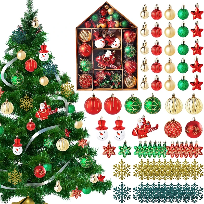 

70 шт., подвески в виде рождественских шаров