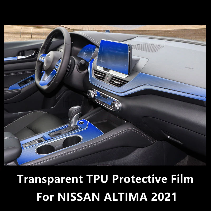 Для NISSAN ALTIMA 2021 центральная консоль автомобиля прозрачная фотопленка для ремонта