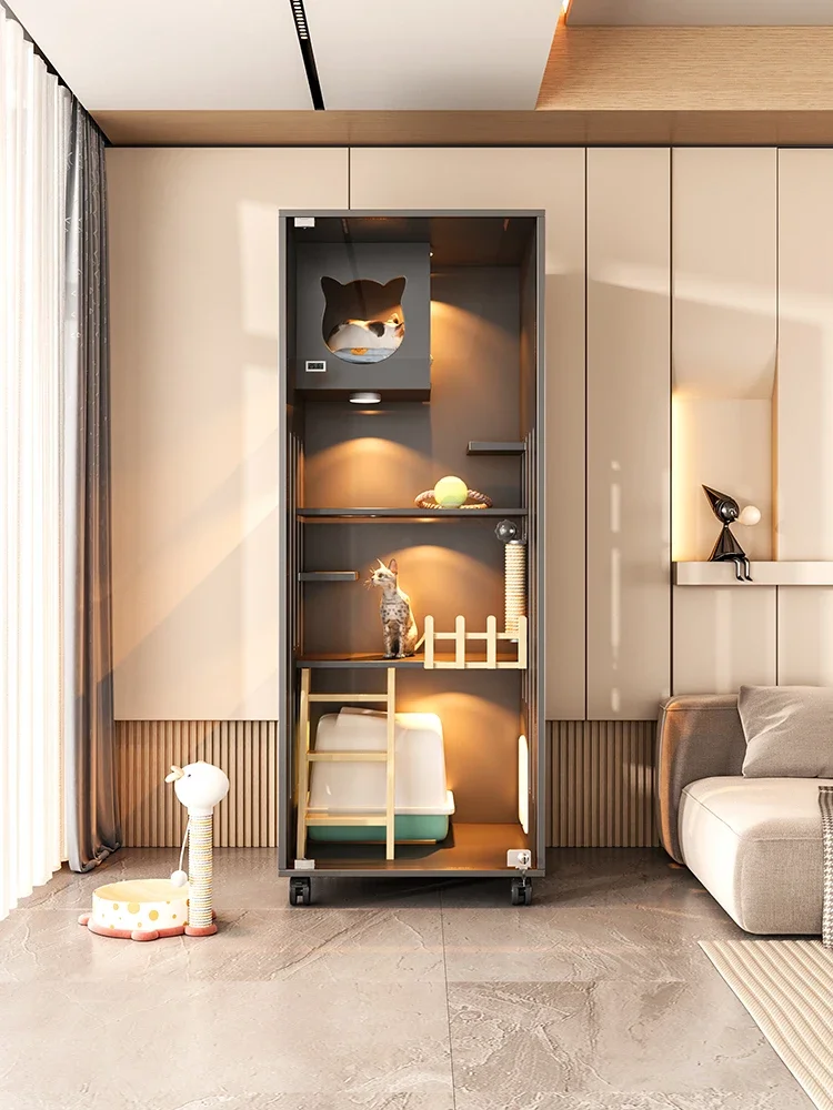 Продукт может быть изготовлен на заказ. Домашняя клетка для кошек дом шкаф