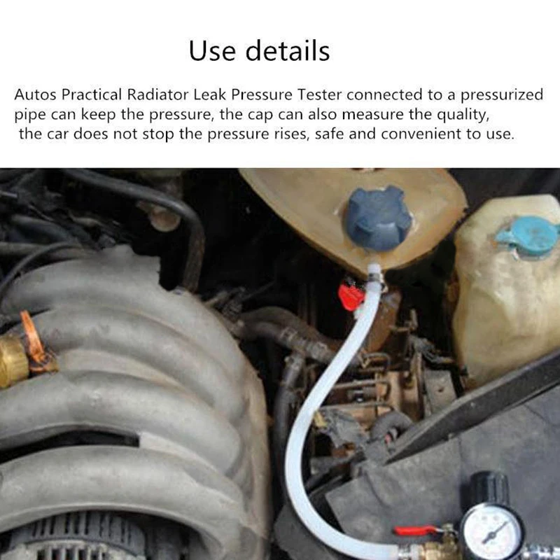 

Car Leak Pressure Tester Checker Tool Tank Detector Engine System Kit New