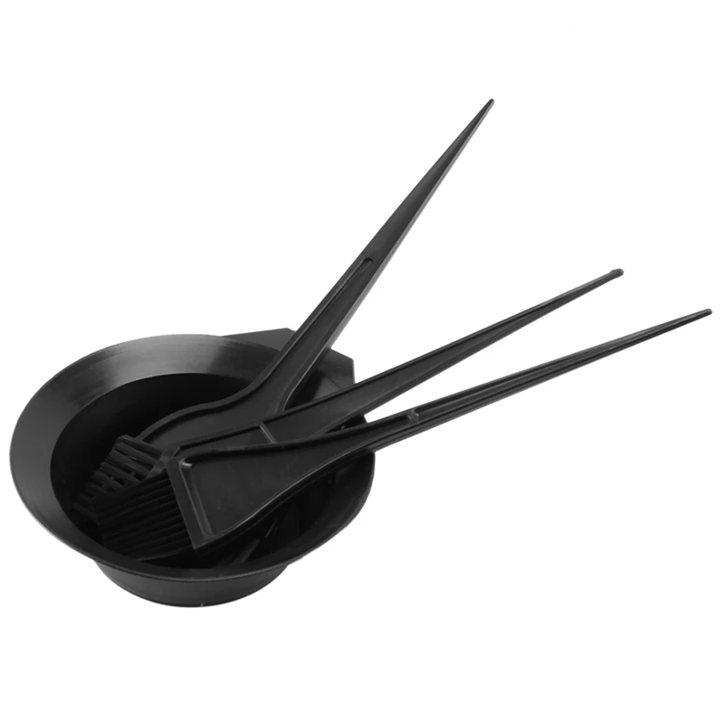 

3X Hair Color Dye Bowl Comb Brushes Tool Kit Set Tint Coloring