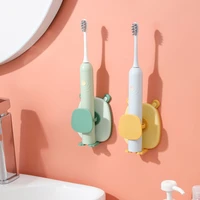cartoon wall mounted electric toothbrush holders traceless toothbrush holder adults toothbrush stand hanger bathroom accessories
