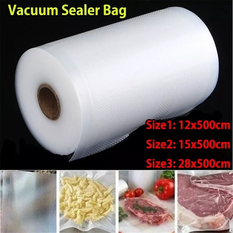 

NEW2023 Kitchen Vacuum Sealer Bags Reusable Rolls Fresh-keeping Food Saver Storage Bag Fresh-keeping Bag Kitchen Storage
