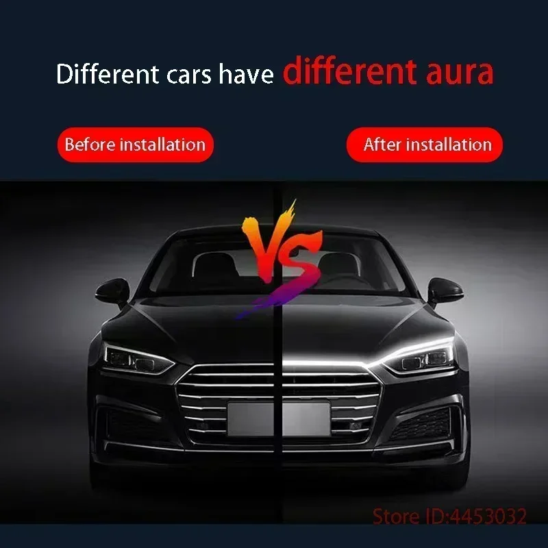 DRL Start Scan Strips Light ДЛЯ Тойота Королла 2017-2024 Декоративная лампа на капоте автомобиля