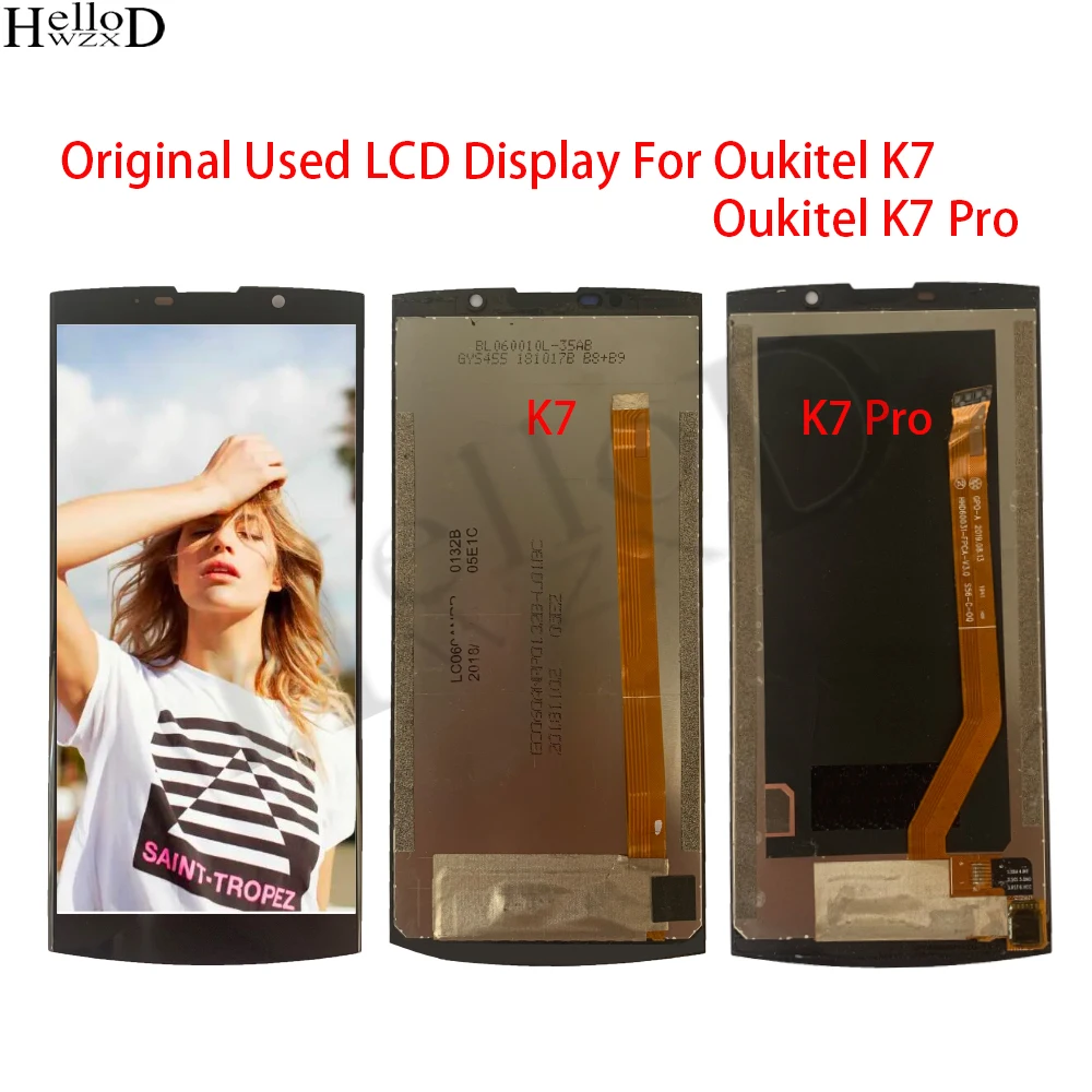 Оригинальный ЖК-экран для OUKITEL K7 ЖК-дисплей сенсорный экран дигитайзер замена