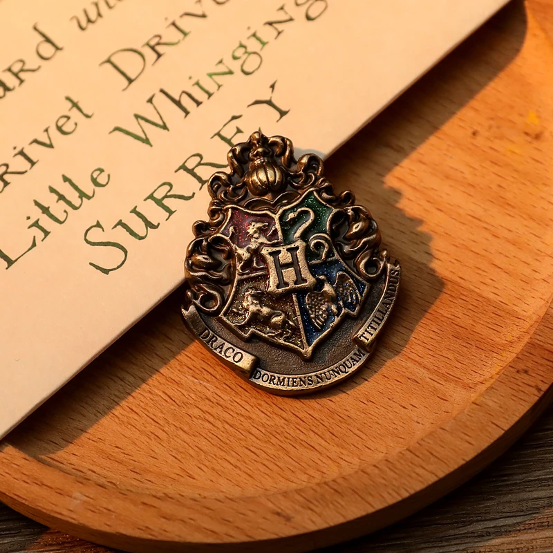 Металлическая брошь в стиле Хогвартса Гарри Поттера периферийные приборы из
