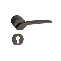 new style luxury hot selling cp black leather modern door handles