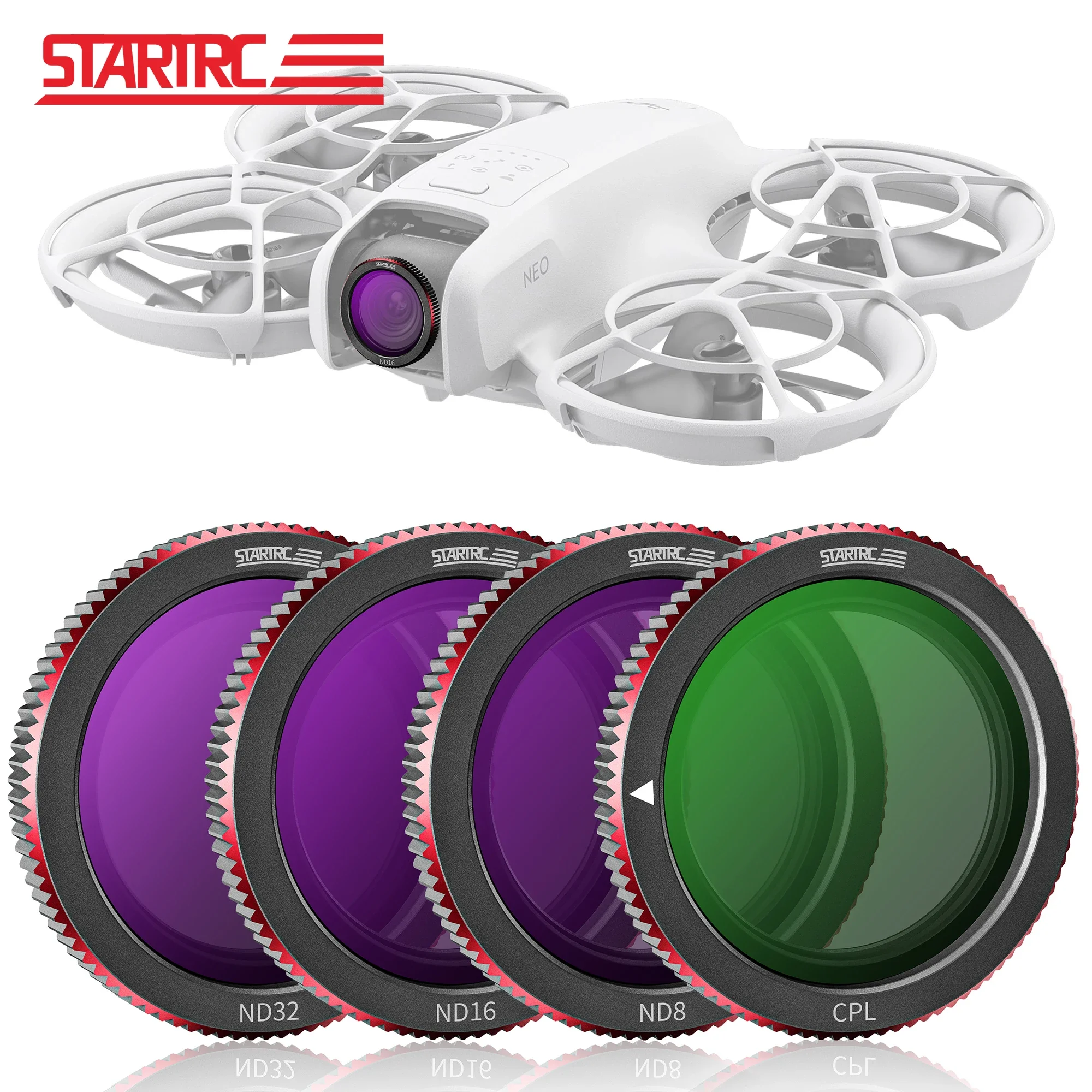STARTRC Neo Lens Filter Kit для DJI ND Набор фильтров CPL UV ND8 ND16 ND32 Фильтры NEO Drone Camera Аксессуары