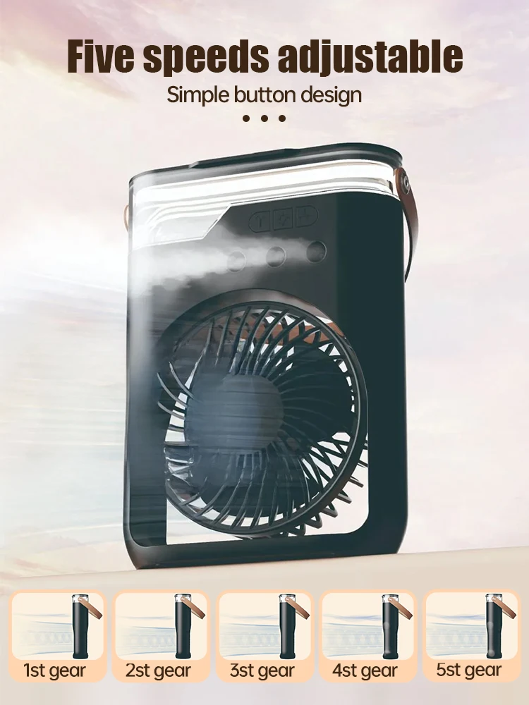 3 в 1 портативный увлажнитель воздуха с вентилятором