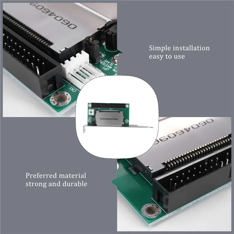 Переходник со штекера 3 5 дюйма на 40 контактов IDE для CF-вспышки с креплением