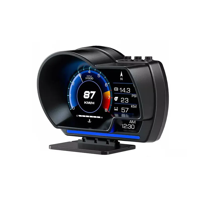 Универсальный OBD2 и GPS двойной счетчик системы спидометр проекционный дисплей