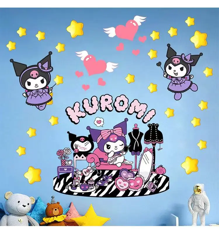 

3D Ku Romi Wall Stickers Decal Decor Vinyl removable self-adhesive