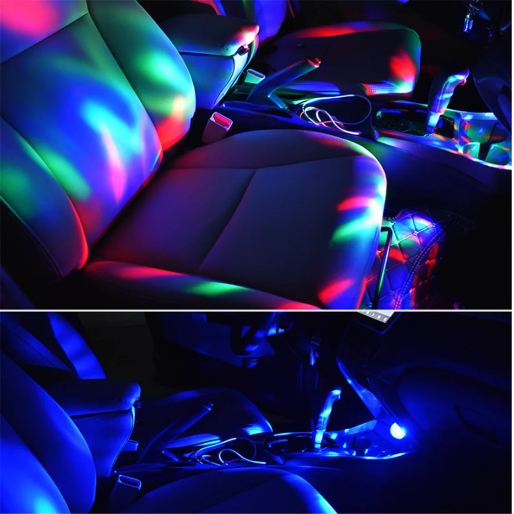 Неоновые Красочные автомобильные USB-фонари для LADA Vesta Granta 1300 Niva Samara Signet Priora Kalina X-Ray