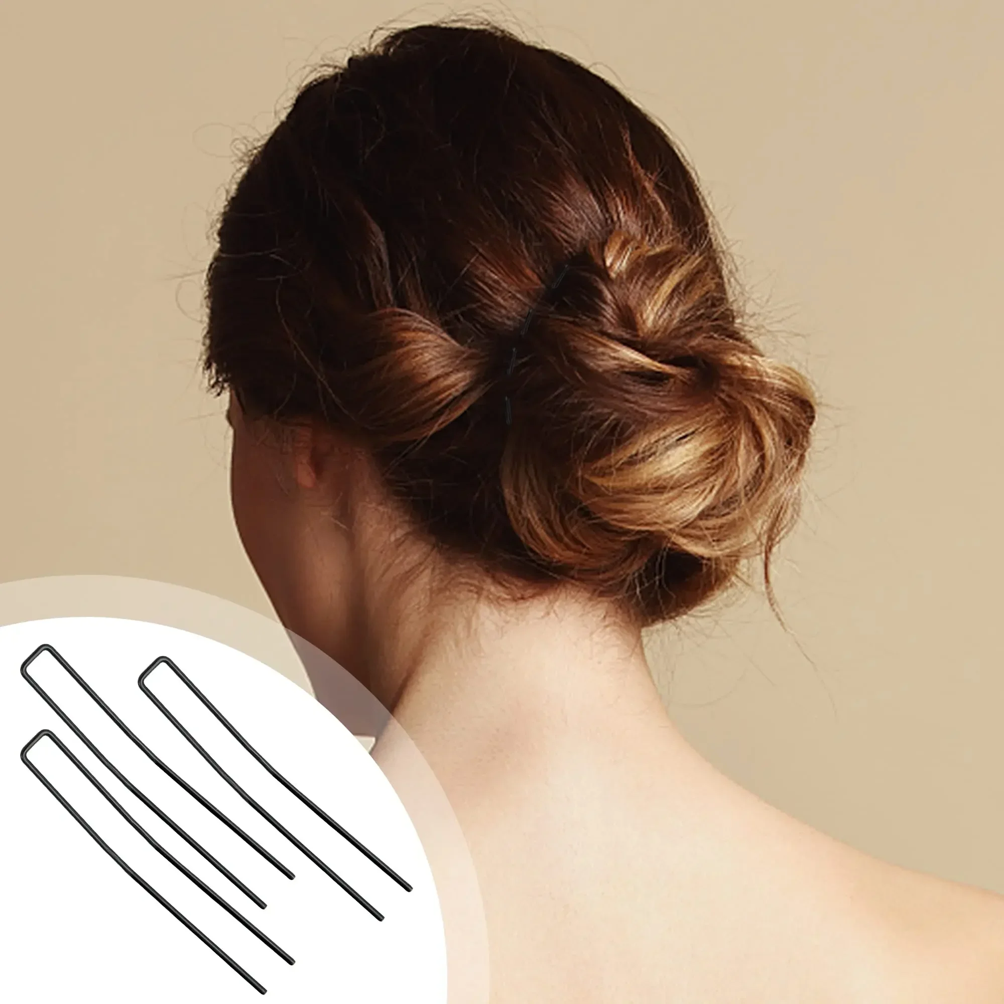 Балетные заколки U-образные для укладки волос Updo Металлические женщин девушек