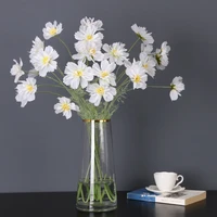 artificial flowers cosmos gesang branch silk home hotel decor flores wedding decoration living fake flower photography props