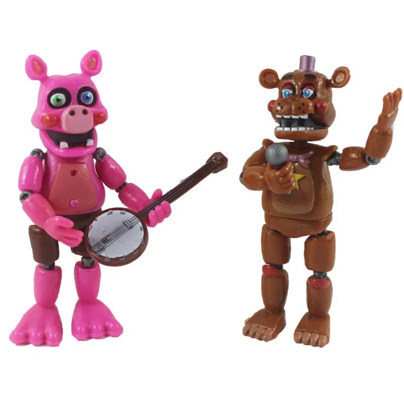 6 шт./компл. полночная игрушка медведь игрушки Fazbears симулятор пиццерии Ver Foxy Chica