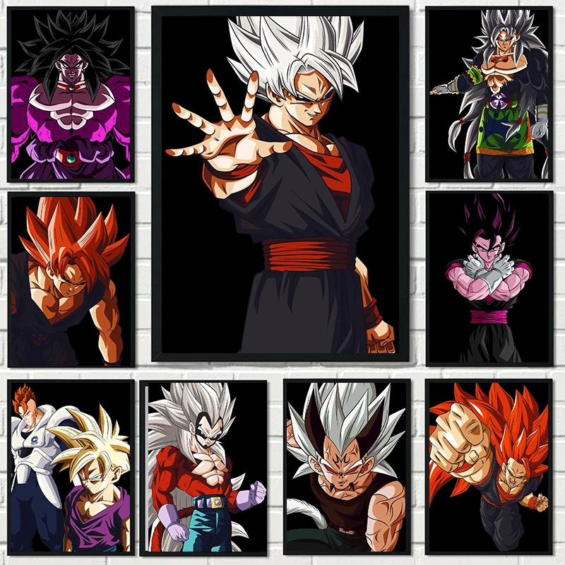 

Bandai Japanese Anime Dragon Ball Cartoon Character Poster Pictures Canvas Paintings and Prints Decorative Art Home Decor Murals