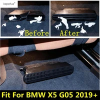 seat under floor air conditioner ac duct vent outlet heat grille cover kit accessories interior for bmw x5 g05 2019 2022