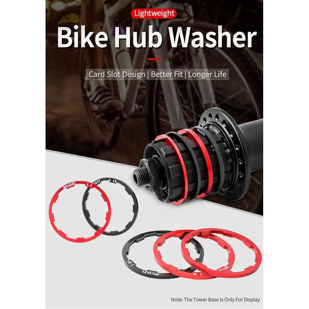 

MTB Road Bike Hub Washer 1mm 1.5mm 1.85mm 2mm 2.18mm 2.35mm 2.5mm Gasket For 7 8 9 10 11 12 Speed Cassette Flywheel Spacer Parts