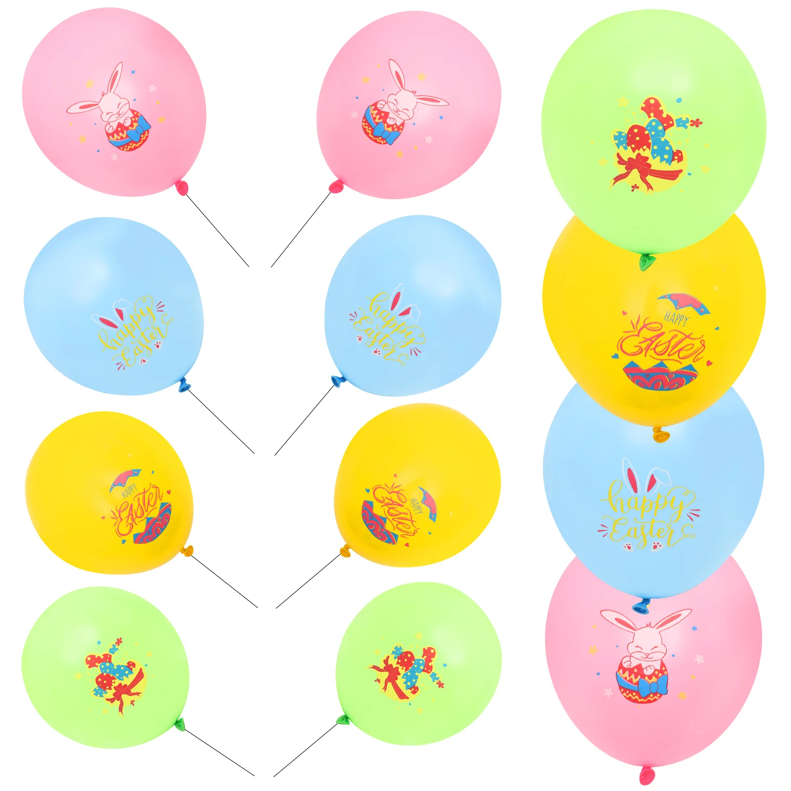 

Easter Balloon Party Balloons Bunny Decoration Latex Birthday Egg Supplies Rabbit Favor Decor Decorations Ornament Helium