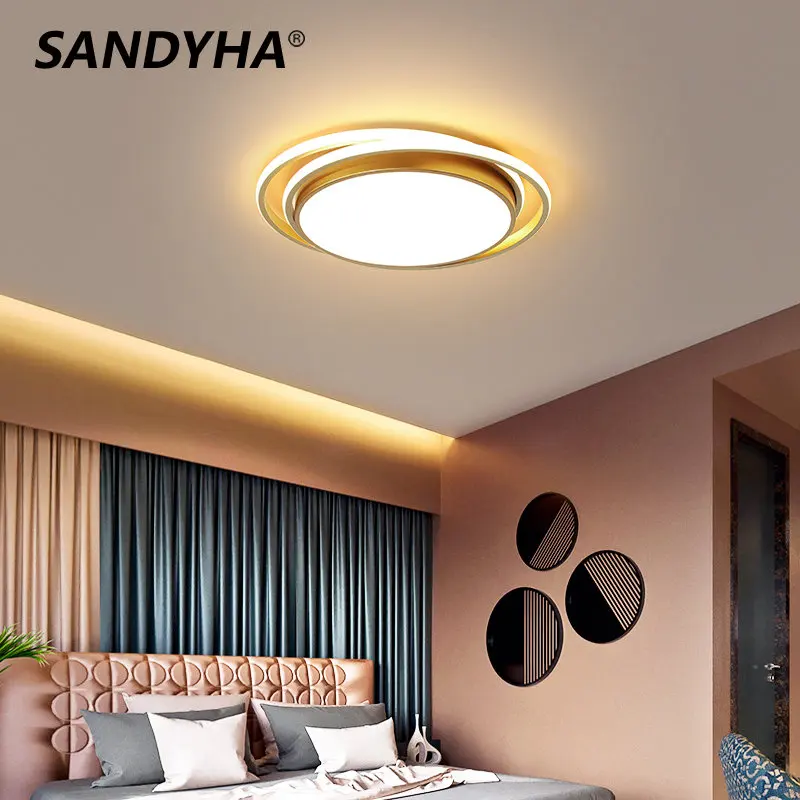 

Modern Home Decoration Living Room Ring Led Ceiling Lamps Bedroom Bathroom Loft Dining Room Furniture Kitchen Indoor Lighting