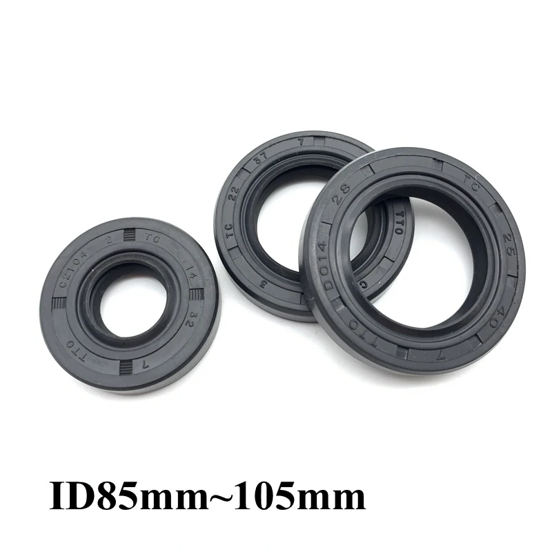 

5pcs ID 92 ~ 105 mm OD 110mm ~ 150mm Height 12mm ~ 14mm TC/FB/TG4 Skeleton Oil Seal Rings NBR Double Lip Seal for Rotation Shaft