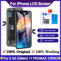 sl oled for iphone x xs max 11 pro 12mini 12promax lcd display digitizer touch screen no dead pixel assembly replacement gifts