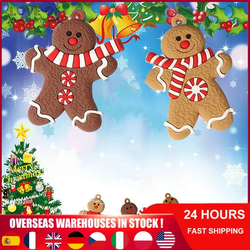 

/set Christmas Pendant & Drop Ornaments Gingerbread Man Christmas Tree Hanging Pendant Xmas Tree Decor Ornament