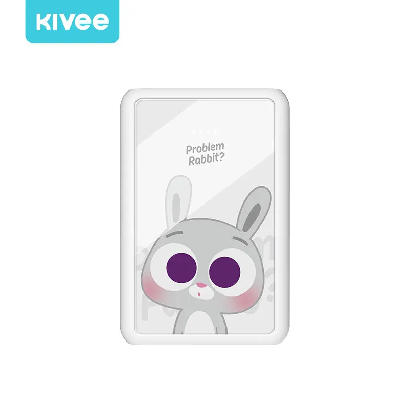 KIVEE Power Bank 5000mAh Portable Charging Mini Cute External Battery Charger 10000mAh PoverBank For iPhone Xiaomi Gift for Kid