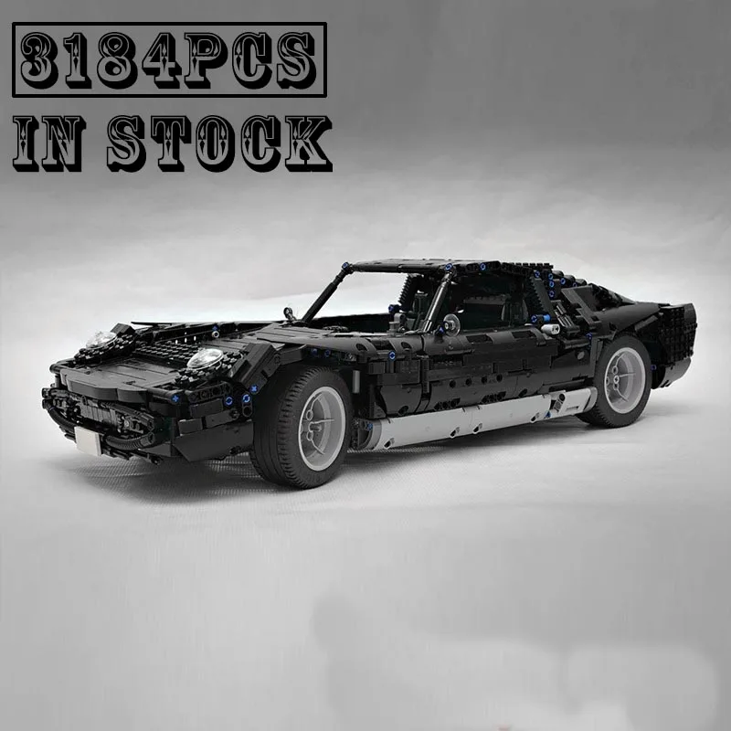 

New MOC-24194 1:8 Scale Miura Super Sports Car Model Buiding Kit Creators Block Bricks DIY Toys For Kids Birthday Gifts Boys Set