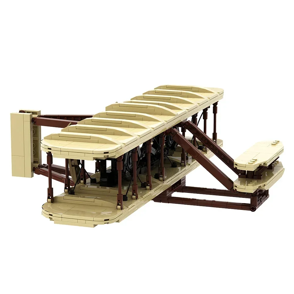 Gobrick модель летающего самолета самолет кирпичи братья Райта летающий